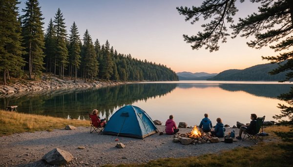 Profiter de vacances en camping au bord du lac de sainte-croix
